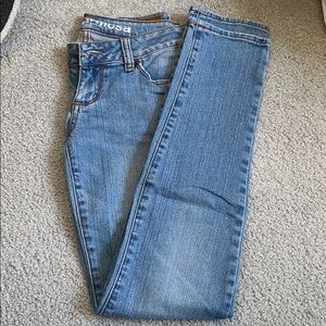 Light wash jeans